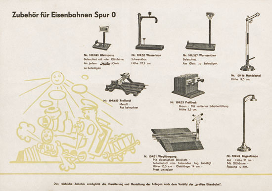 Zeuke-Bahnen Katalog 1957