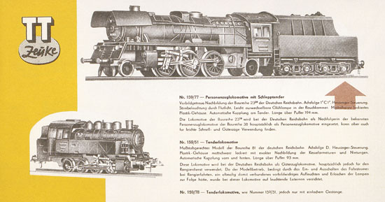 Seite 5 Zeuke-Bahnen Katalog 1959-1960