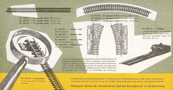 Zeuke-Bahnen Katalog 1959-1960