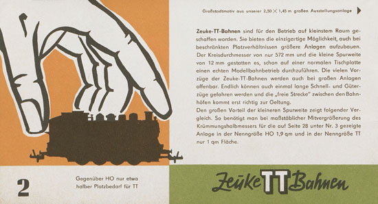 Seite 4 Zeuke-Bahnen Katalog 1961/1962