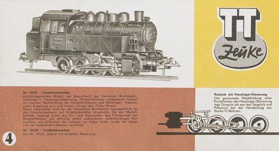 Seite 6 Zeuke-Bahnen Katalog 1961/1962
