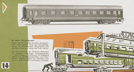 Seite 16 Zeuke-Bahnen Katalog 1961/1962