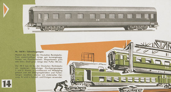 Zeuke-Bahnen Katalog 1961/1962