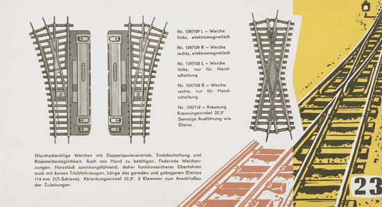 Zeuke-Bahnen Katalog 1961/1962