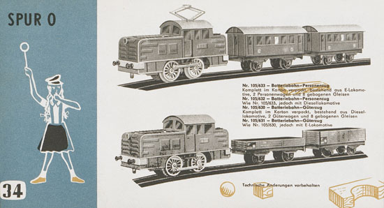 Zeuke-Bahnen Katalog 1961/1962