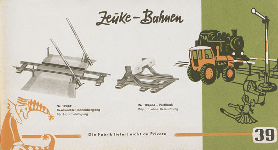 Seite 41 Zeuke-Bahnen Katalog 1961/1962