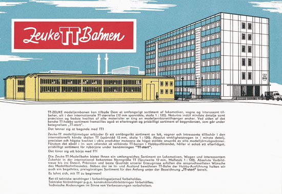 Seite 2 Zeuke TT-Bahnen Katalog 1967/1968