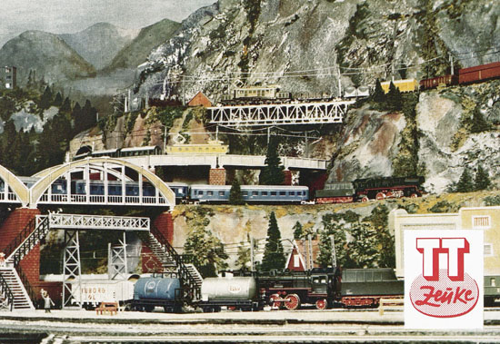 Zeuke TT-Bahnen Katalog 1967/1968