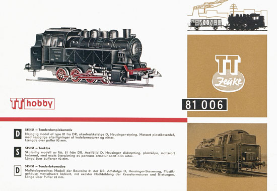 Seite 4 Zeuke TT-Bahnen Katalog 1967/1968
