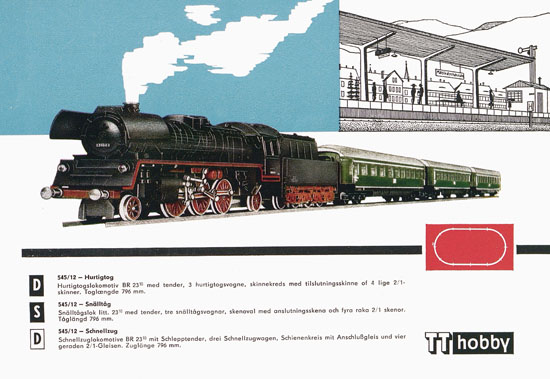 Zeuke TT-Bahnen Katalog 1967/1968