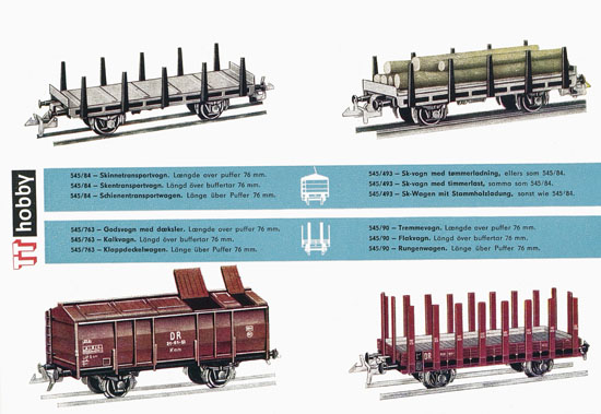 Zeuke TT-Bahnen Katalog 1967/1968