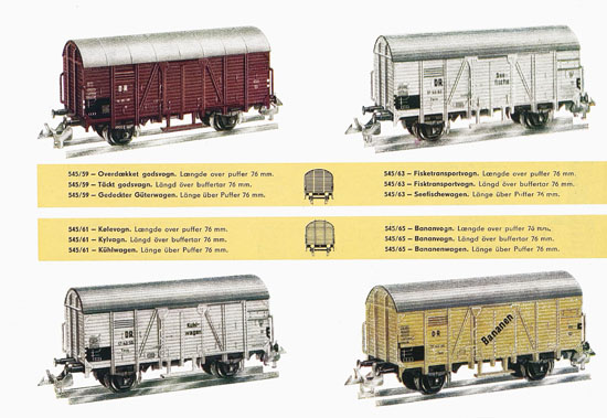 Zeuke TT-Bahnen Katalog 1967/1968