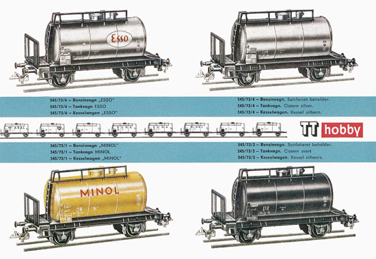 Zeuke TT-Bahnen Katalog 1967/1968