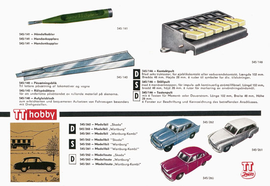 Seite 36 Zeuke TT-Bahnen Katalog 1967/1968