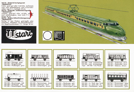 Zeuke TT-Bahnen Katalog 1967/1968