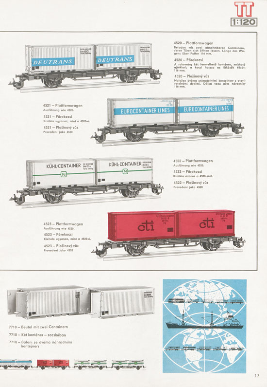 TT-Zeuke Katalog 1972/1973