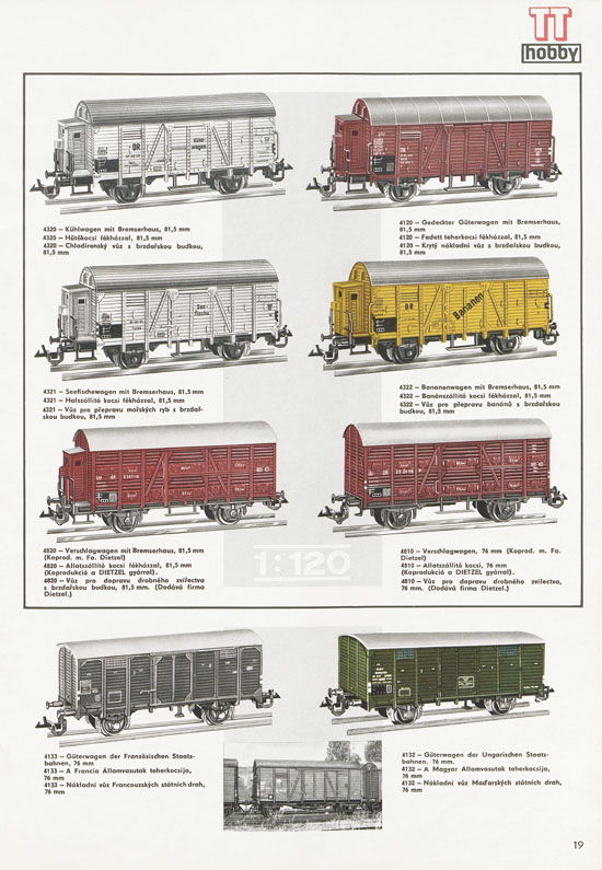 TT-Zeuke Katalog 1972/1973