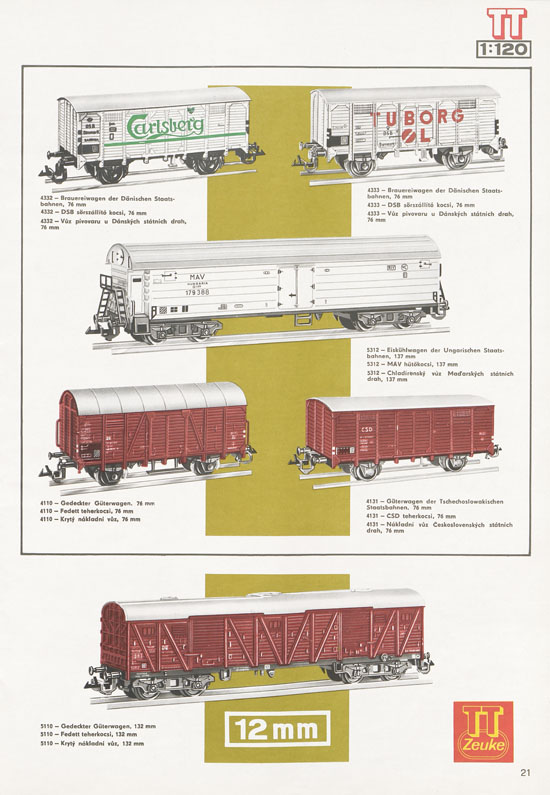 TT-Zeuke Katalog 1972/1973