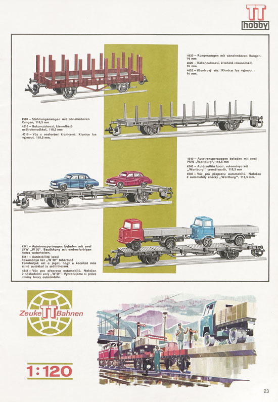 TT-Zeuke Katalog 1972/1973