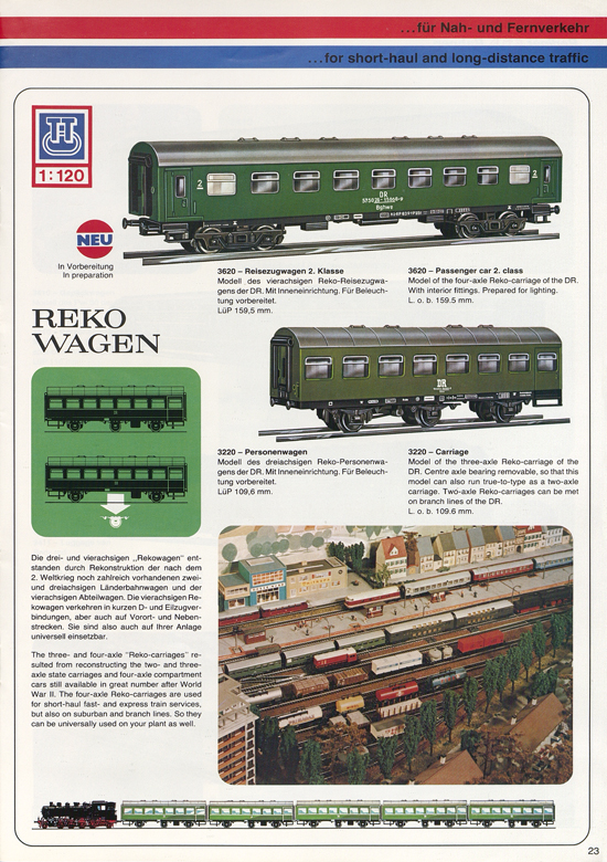 Berliner TT-Bahnen Katalog 1979