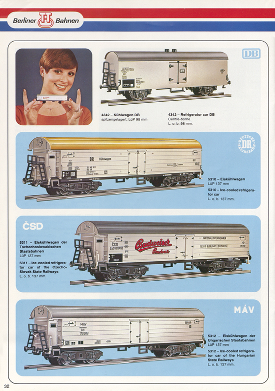 Berliner TT-Bahnen Katalog 1979