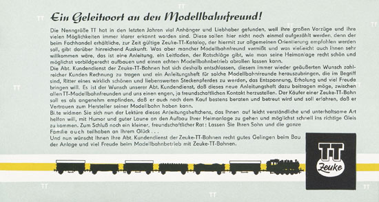 Seite 2 Zeuke Ins richtige Gleis mit der TT-Bahn 1963