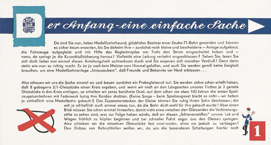 Seite 3 Zeuke Ins richtige Gleis mit der TT-Bahn 1963