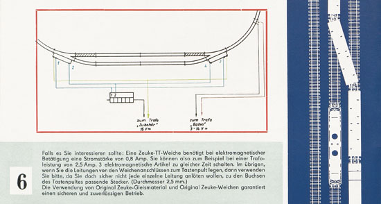 Seite 8 Zeuke Ins richtige Gleis mit der TT-Bahn 1963