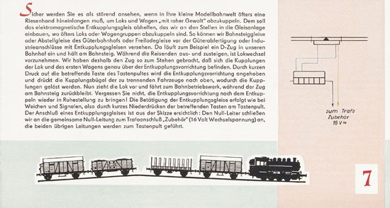 Seite 9 Zeuke Ins richtige Gleis mit der TT-Bahn 1963