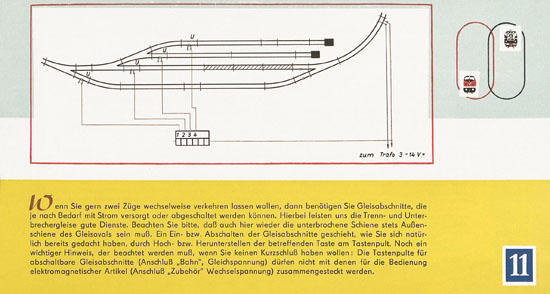 Zeuke Ins richtige Gleis mit der TT-Bahn 1963