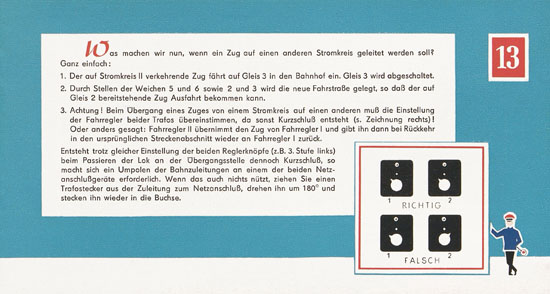 Seite 15 Zeuke Ins richtige Gleis mit der TT-Bahn 1963