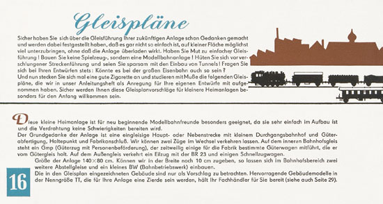 Seite 18 Zeuke Ins richtige Gleis mit der TT-Bahn 1963