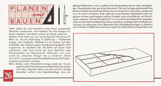 Seite 28 Zeuke Ins richtige Gleis mit der TT-Bahn 1963