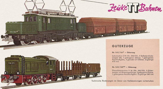 Zeuke TT Katalog 1966-1967