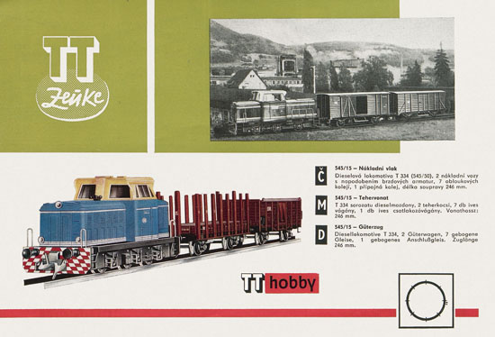 Zeuke TT-Bahnen Katalog 1967