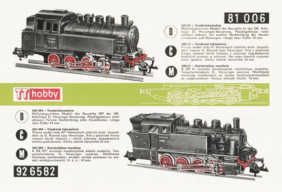 Seite 10 TT-Zeuke Katalog 1969-1970