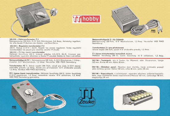 Seite 46 TT-Zeuke Katalog 1969-1970