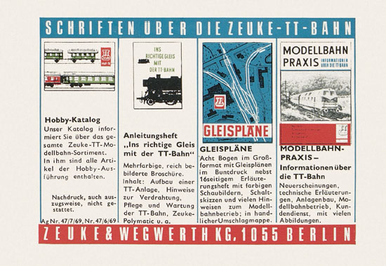 Zeuke Der Anfang mit der TT-Bahn 1969