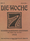 Die Woche Heft 22 1922