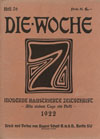 Die Woche Heft 26 1922