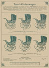 Heinrichmaier und Wünsch Kindersportwagen Katalog 1908