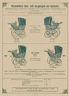 Heinrichmaier und Wünsch Kindersportwagen Katalog 1908