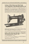 Junker Nähmaschinen Katalog 1933-1934