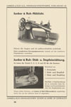 Junker Nähmaschinen Katalog 1933-1934