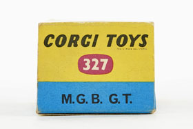 Corgi Toys 327 M.G.B. GT OVP
