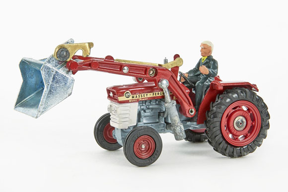 Corgi Toys 69 Massey Ferguson 165 Tractor with shovel