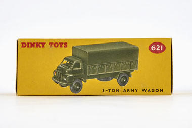 Dinky Toys 621 3-ton Army wagon - 3-Tonnen Heerwagen OVP