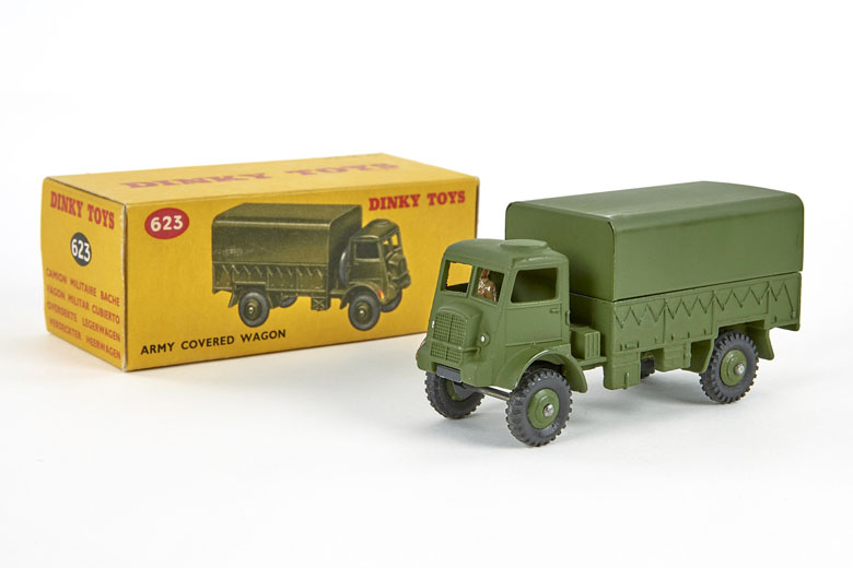 Dinky Toys 623 Army Covered Wagon - Heerwagen mit Verdeck