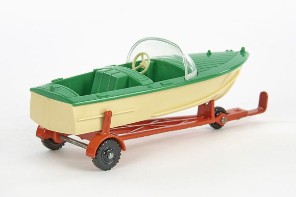 Dinky Toys 796 Healey Sports Boat on trailer