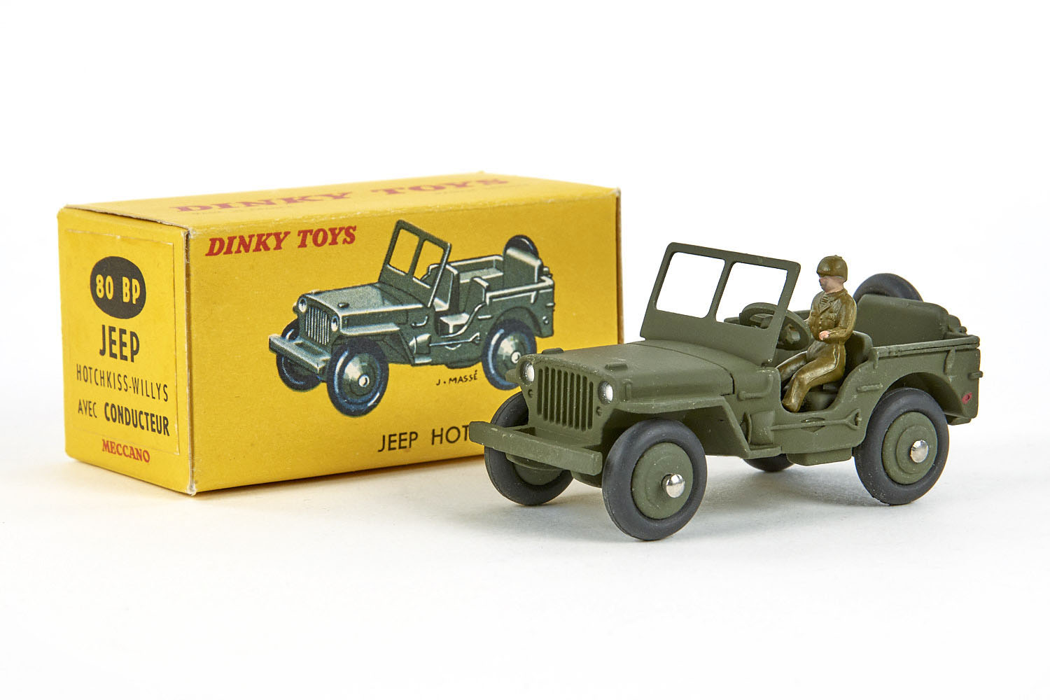 Dinky Toys Scheibenhalterung Fest für Jeep Militär 80b 